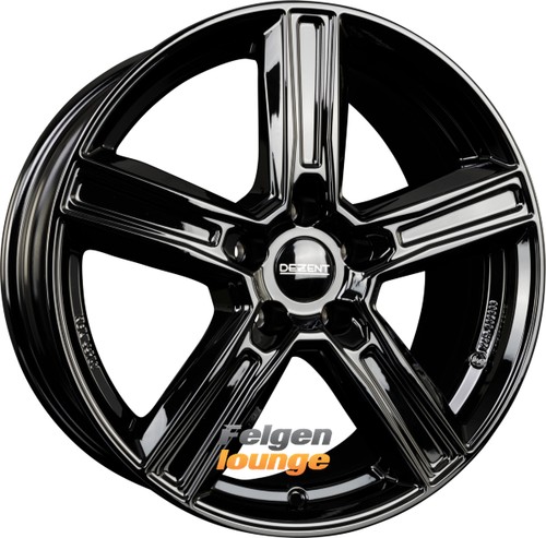 Dezent black schwarz - 4x,
